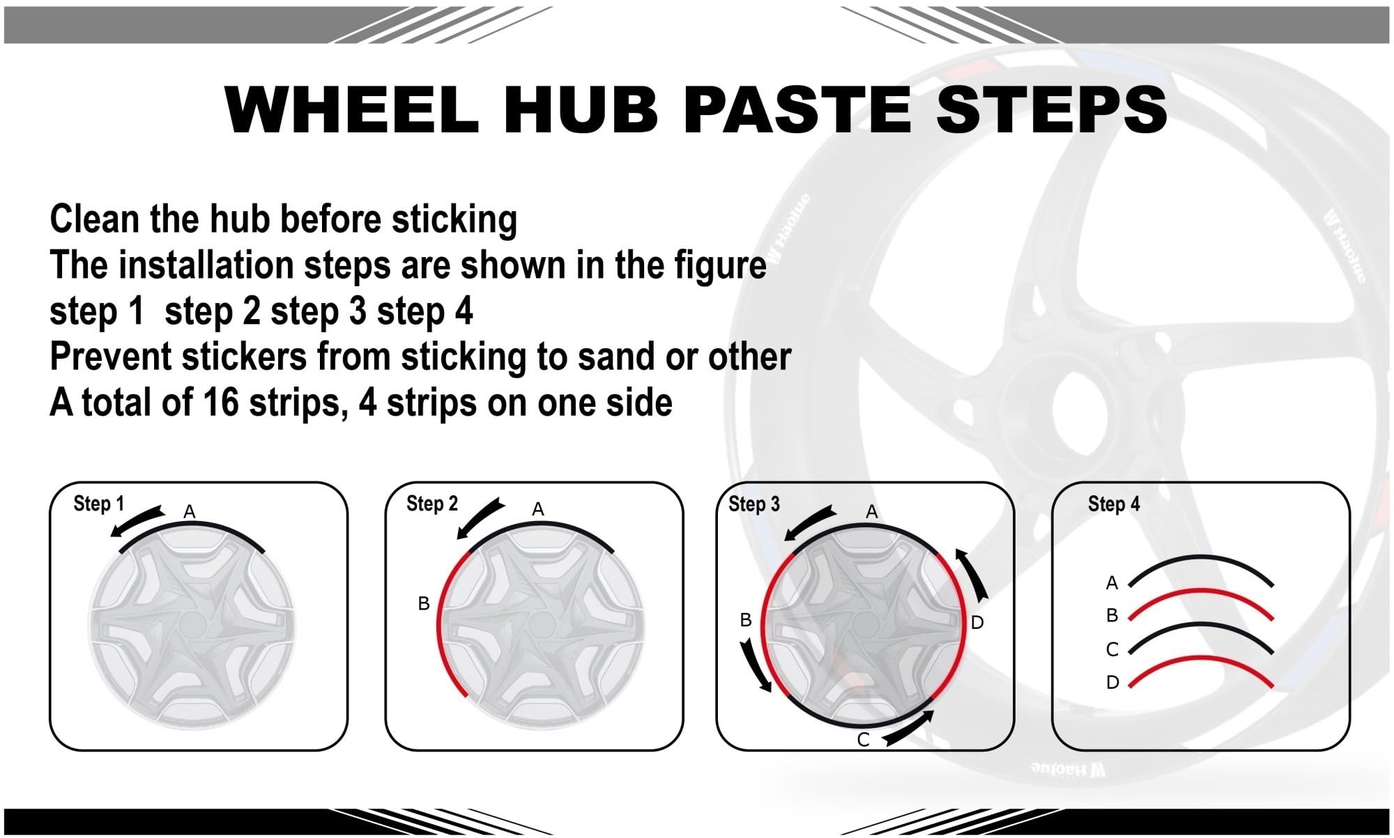 Adesivi Per Ruote Moto - Strisce Riflettenti Per Aprilia RS660 - Decorazione Sicura - Foto 8