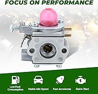 Vista 4 de Dalom Carburador TB22EC para Troy-Bilt TB22 TB21EC TB32EC TB42EC TB80EC TB2040XP Trimmer Weed Eater Murray M2500 M2510 Desbrozadora Reemplazar