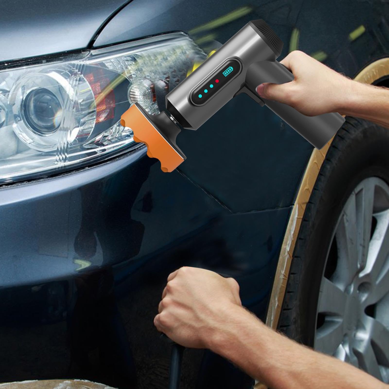 Policador de de automóviles - 4000 mAh Electricidad inalámbrica