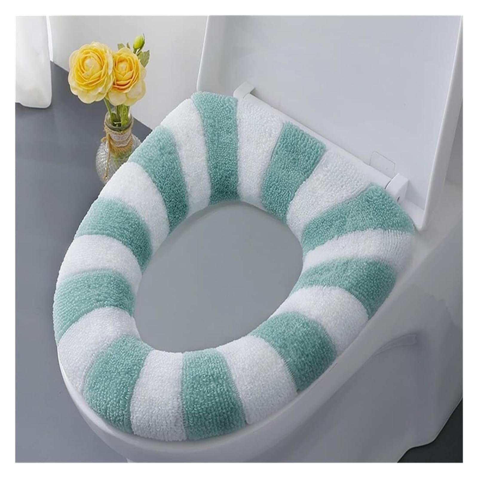 Ghjrthfj Grün Toilet Seat And Lid Covers, Cushionhome Decor Cover Toilet Lid Accessories Universal(Grün)