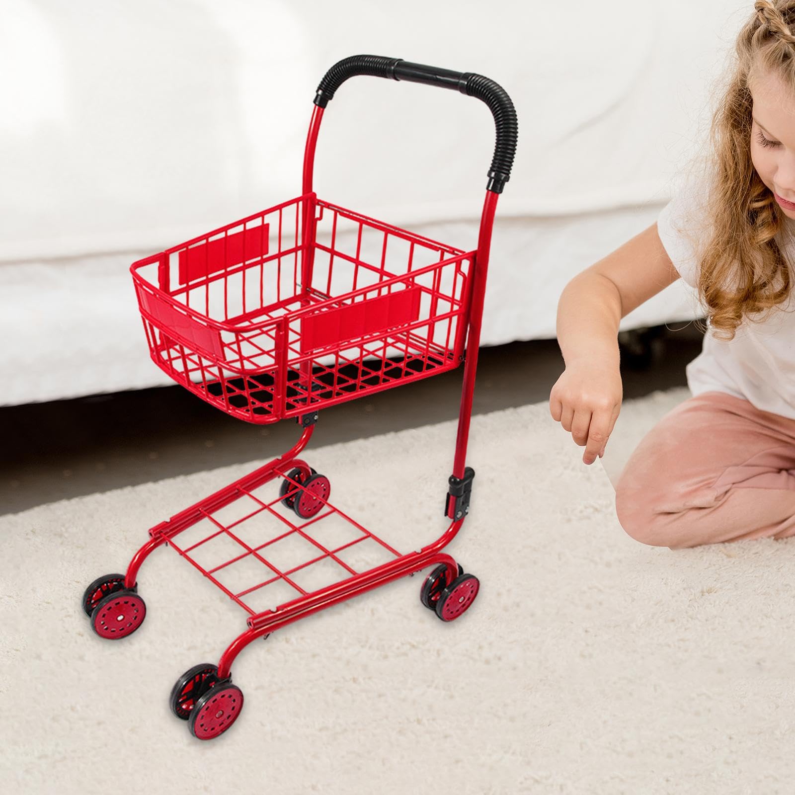 Amazon.co.jp: ミニショッピングカート1台、子供用メタル