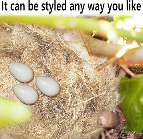 Miniatura 4 de Mezcla natural de materiales de anidación de pájaros, 4 tipos de materiales, proporción profesional a juego con almohadillas de material de