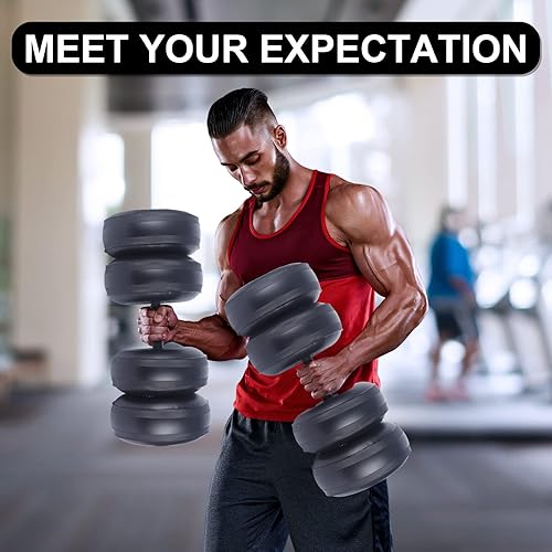 Miniatura 9 de Water Filled Dumbbells Set - Water Filled Weights - Portable Travel Weights - Weights Adjustable Dumbbells