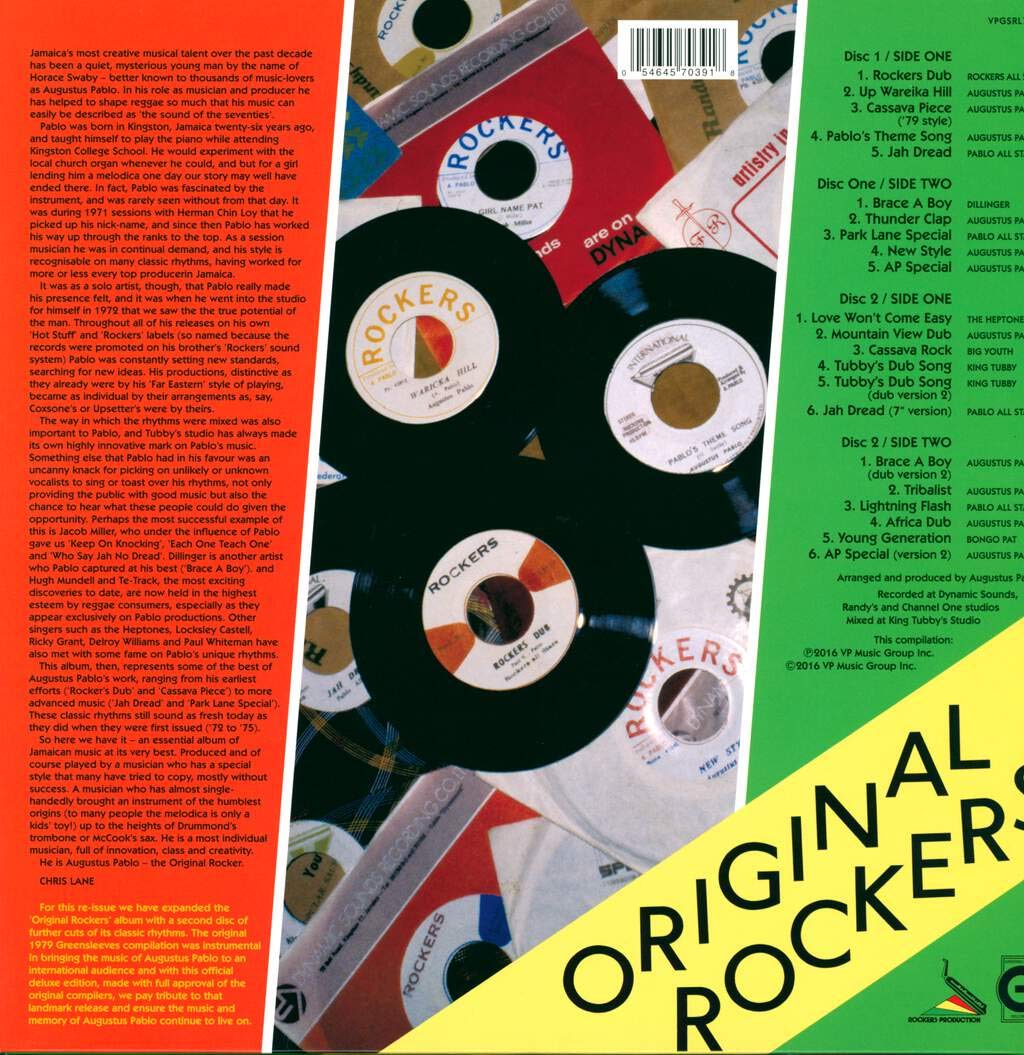 Augustus Pablo Original Rockers 2xWinyl
