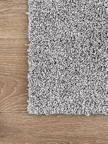 Atelier Luxury Plush Carpet Tiles 8"x8" Light Gray