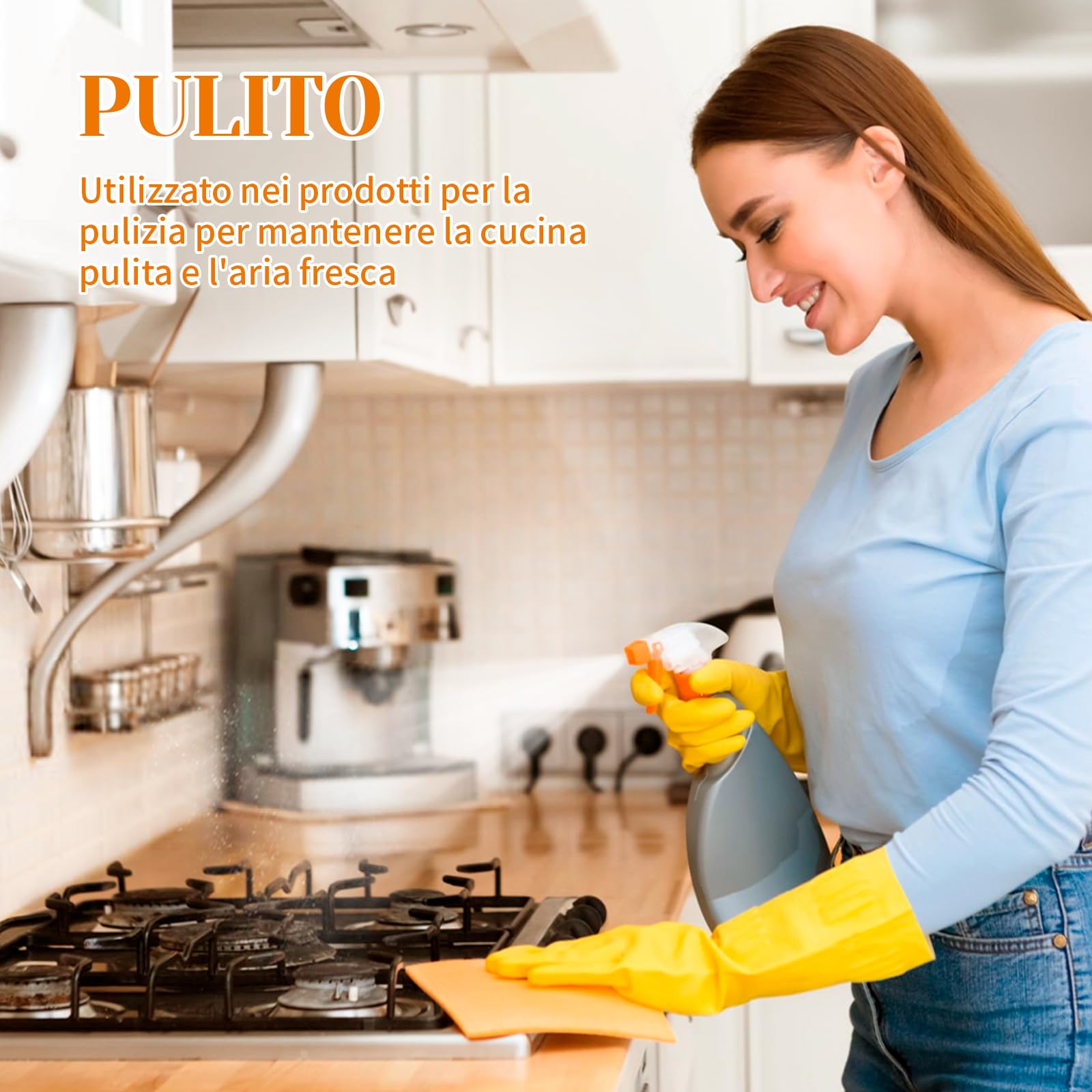 EVOKE OCCU Olio Essenziale Arancia Dolce 118ml, per Diffusore, Aromaterapia, Massaggio, Relax, Pulizia e Cura Della Pelle