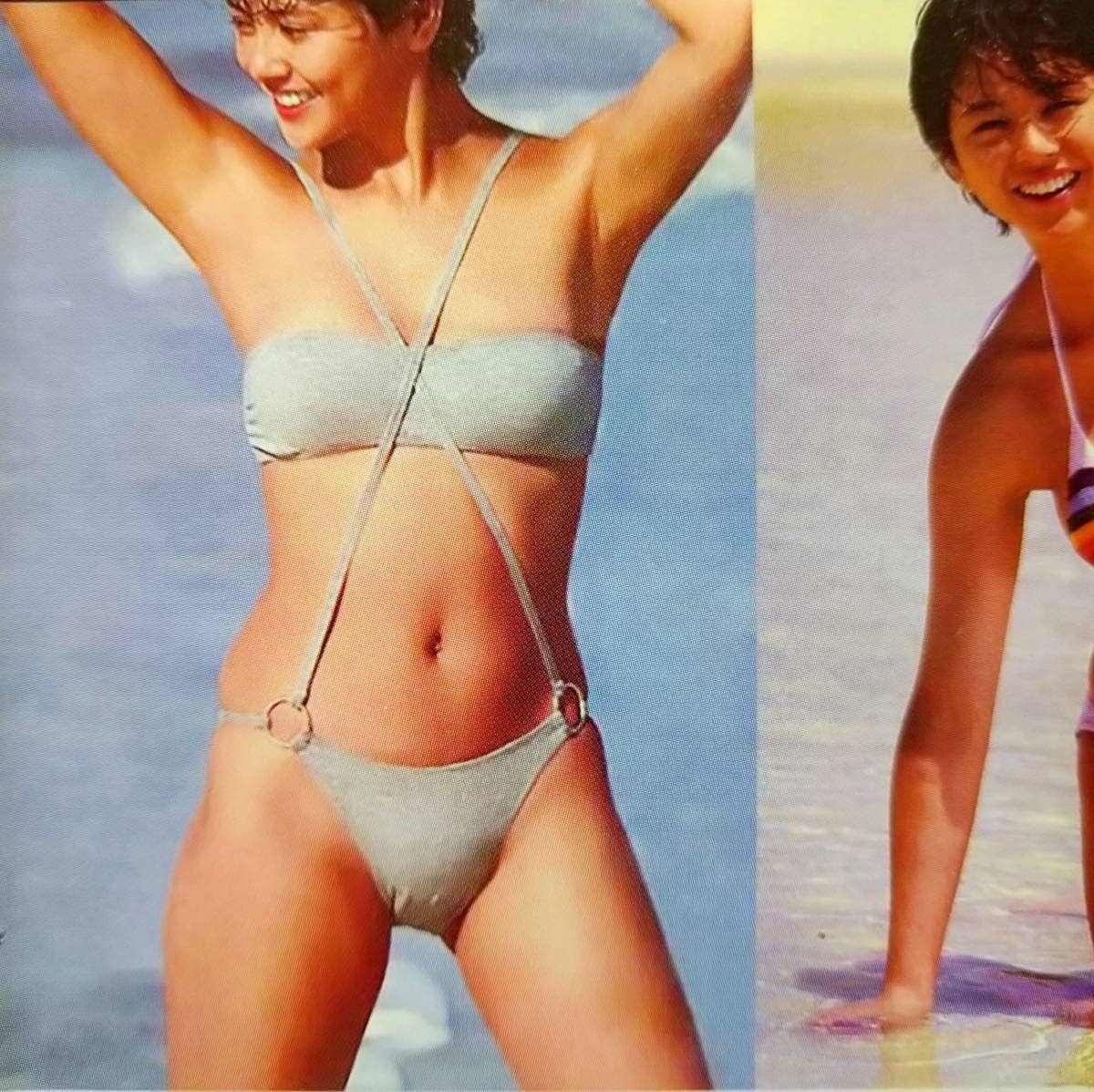 Amazon Co Jp 昭和アイドル水着小泉今日子薬師丸ひろ子天地真理アグネス ラム エロ水着 ハイレグ ビキニ 巨乳 下乳 サイズ 切抜2p ファッション