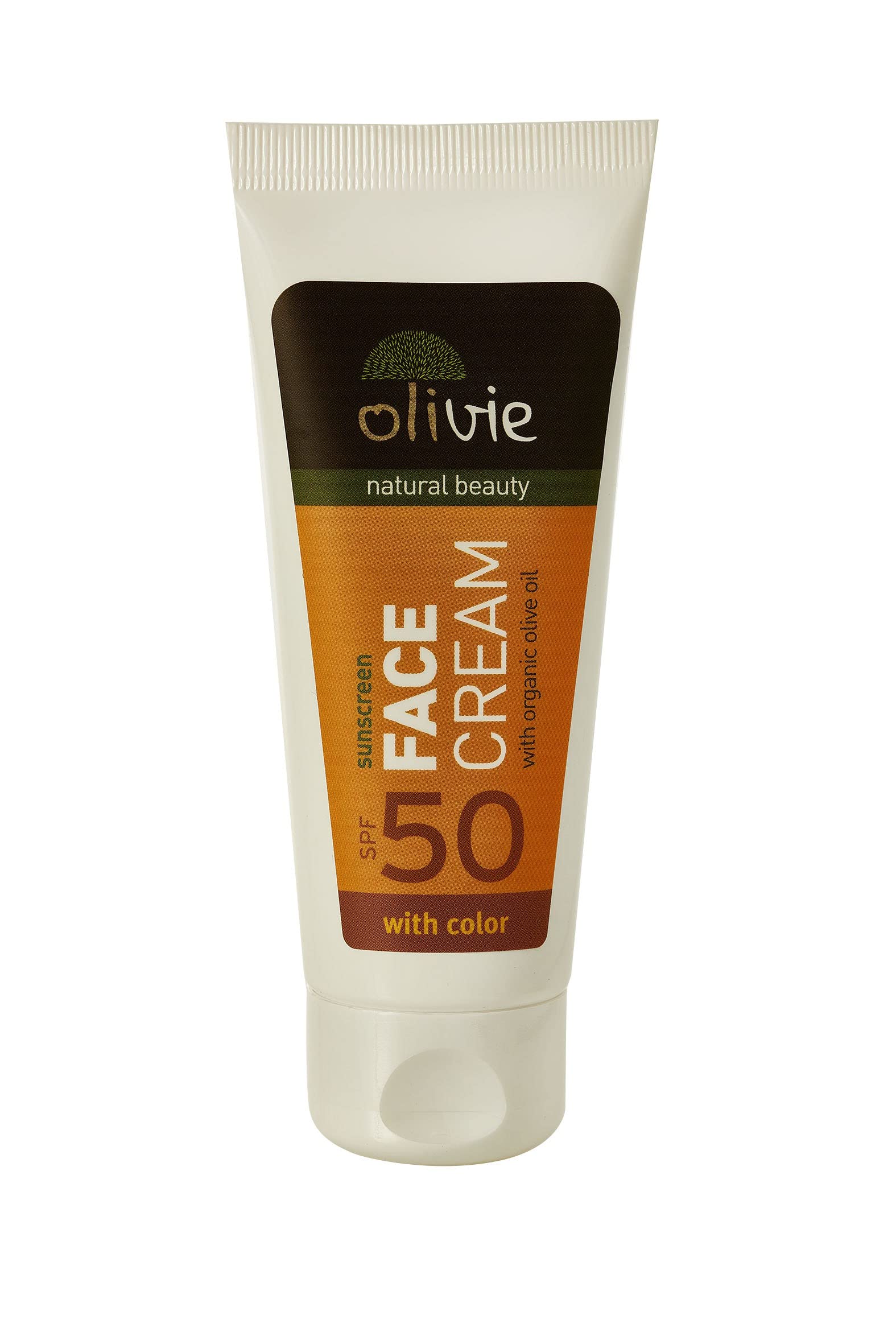 crema facial protectora solar con color SPF 50