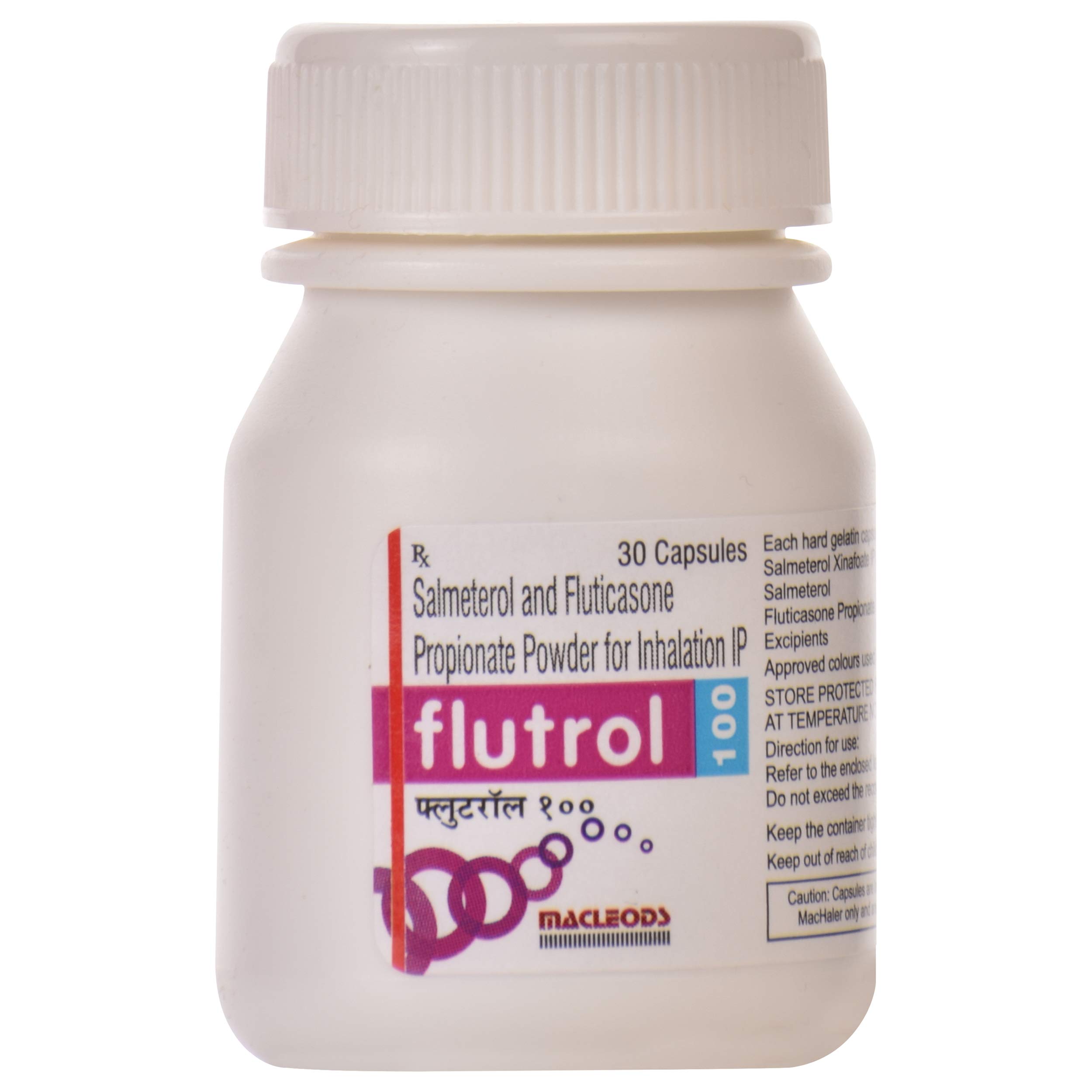 Flutrol 100 - Bottle of 30 Capsules
