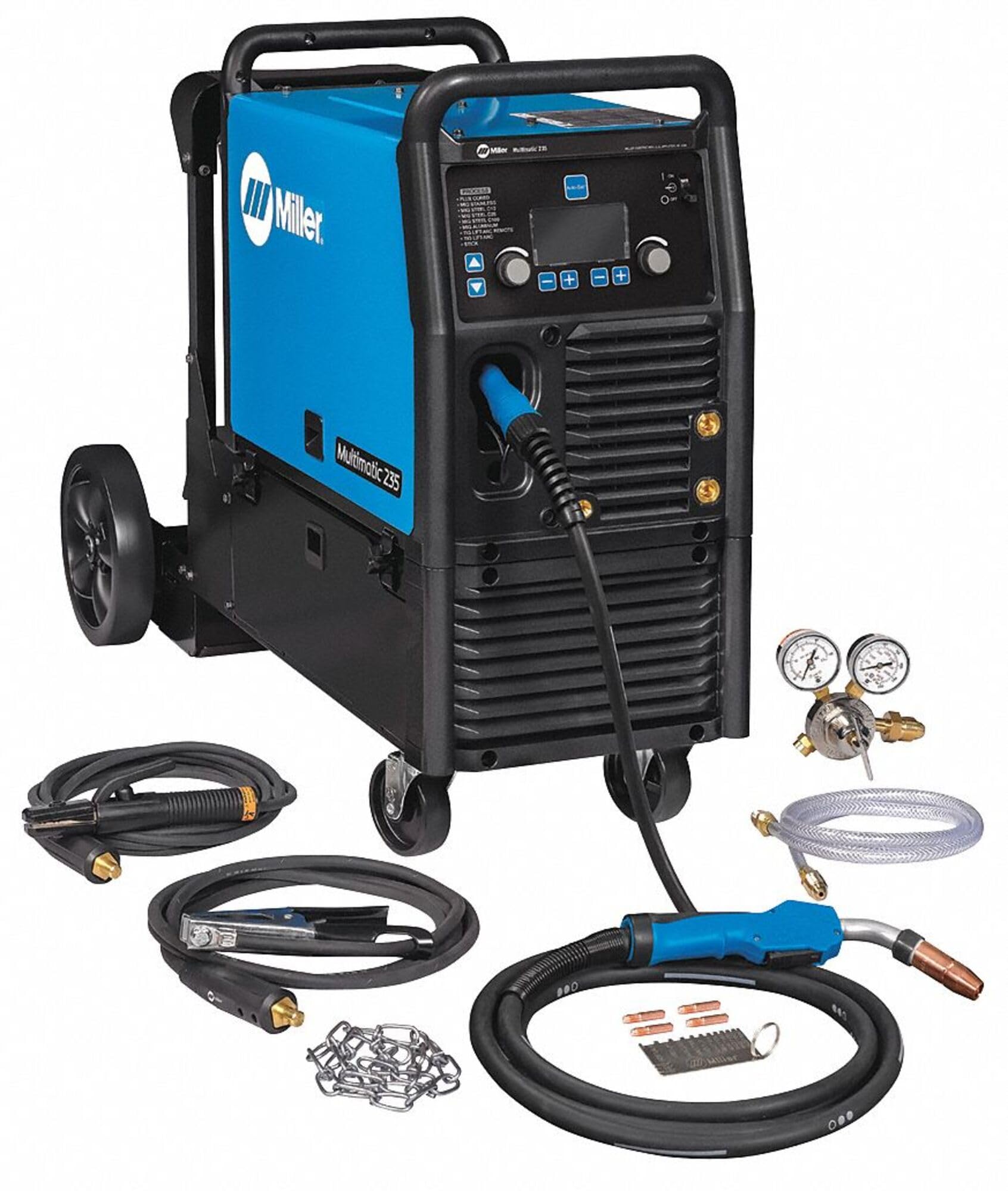 Miller Electric - 951846 - Miller Multimatic 235 Single Phase MIG Welder with 240 Input Voltage, 235 Amp Max Output, and