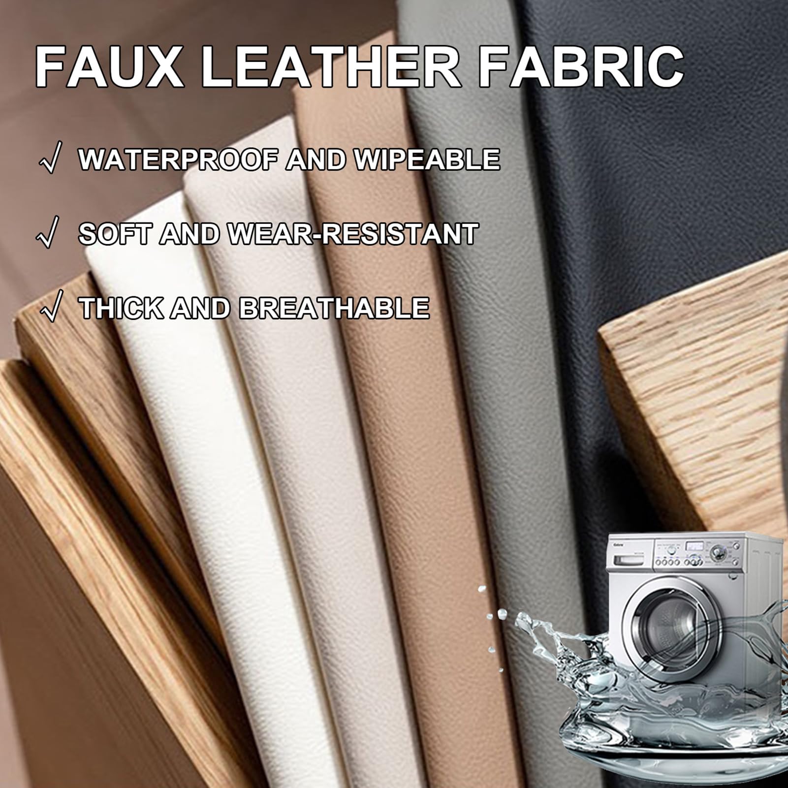 Cabecero grande de color caqui con correas para cama, cabecero de pared de 53 x 23 x 4 pulgadas, cojín rectangular de apoyo lumbar con funda extraíble para sofá, cama, litera