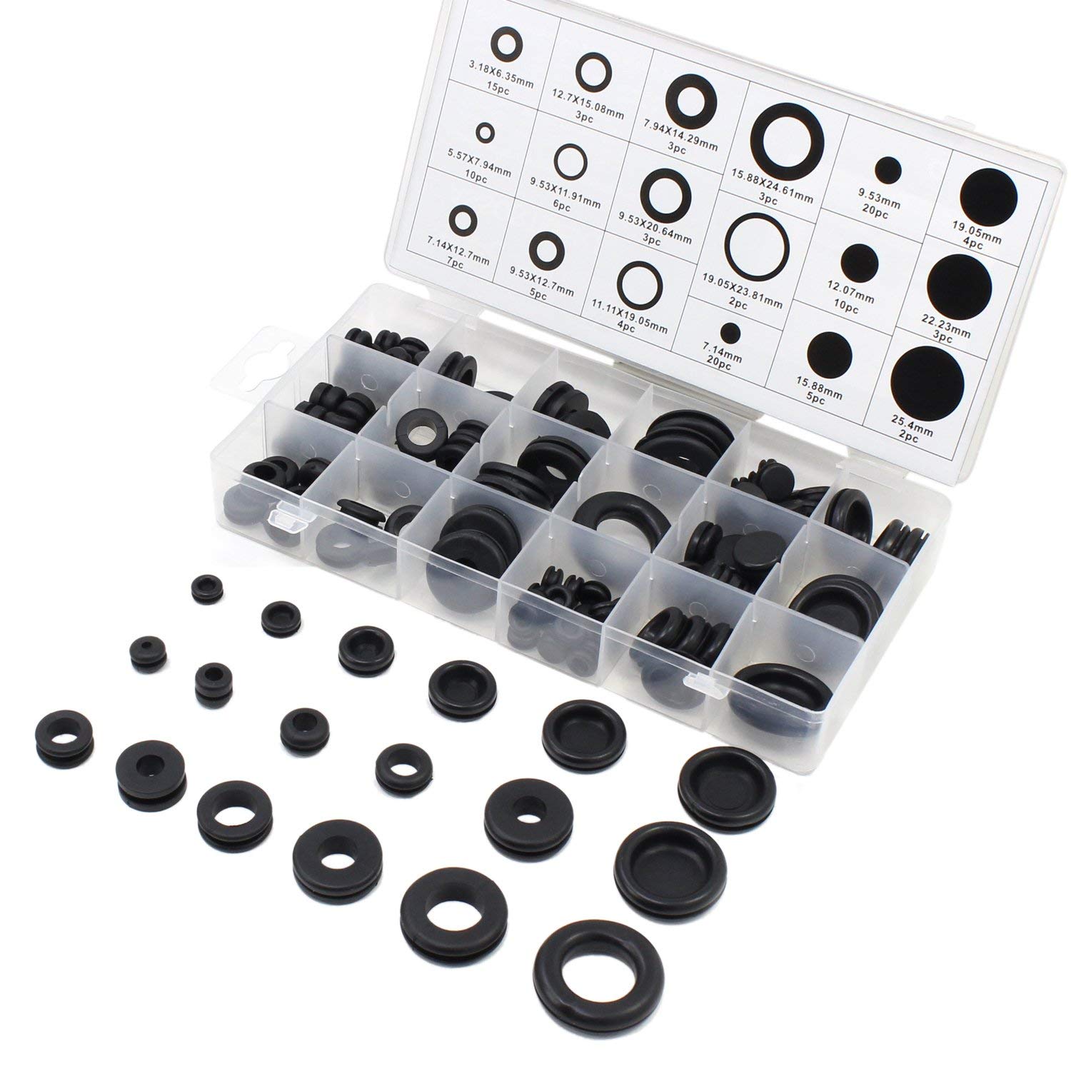Kit 419 O-Ring In Gomma NBR - Guarnizioni Per Idraulica, Meccanica E Riparazioni