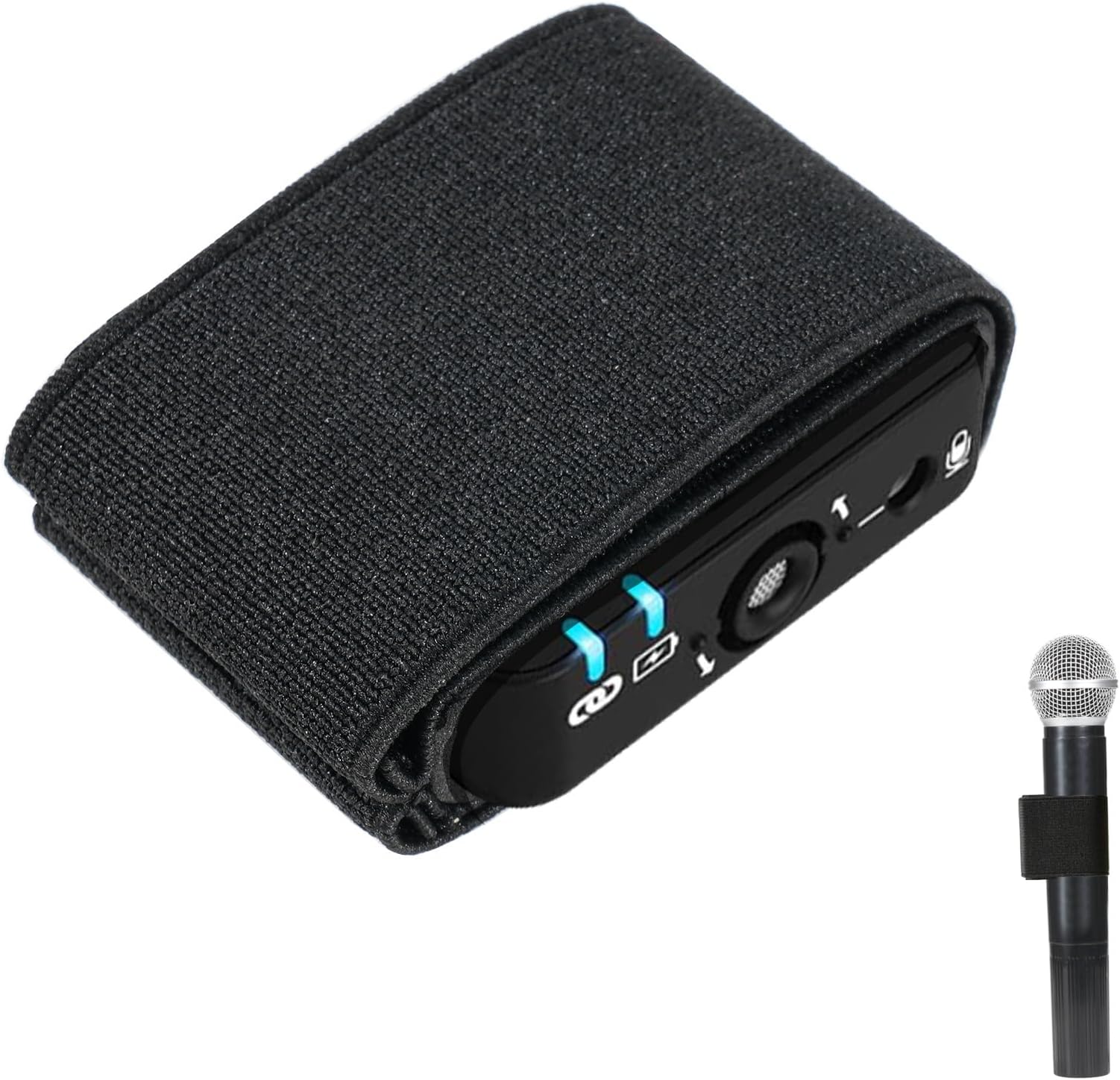 MOTAINHand Microphone Elastic Sleeve Compatible with RODE Wireless Go/Go II/PRO Recorders,Ideal Accessory For Wedding Photographers(1 Pack)