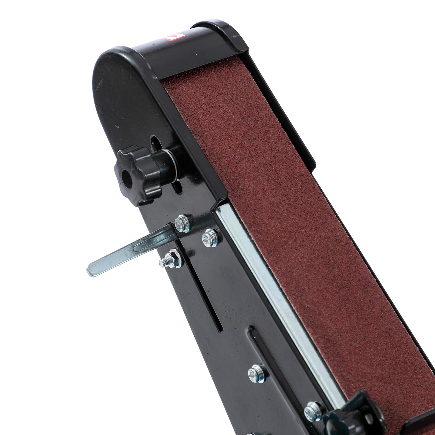 KATSU Tools Smerigliatrice da banco e levigatrice a nastro 250W 2 in 1, mola da 150 mm, nastro abrasivo 50 x 686 mm, per levigatura, lucidatura e affilatura di legno e metallo