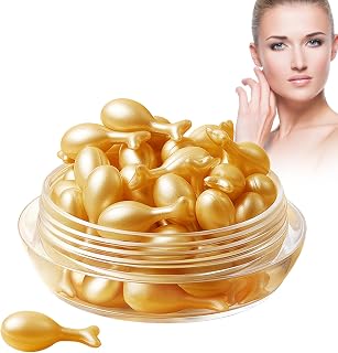 Moisturizing Essence Facial Serum Capsules, 30 Pieces Capsules Essence Anti-Aging Serum Moisturizing Facial Serum Anti-Wrinkle Anti-Aging Skin Serum Capsules, Reduce Wrinkles, Aging (Snail