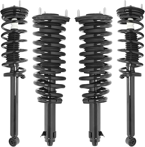 Miniatura 46 de Detroit Axle - 4 puntales para Scion tC 2005-2010 puntales traseros delanteros completos con muelle helicoidal 2006 2007 2008 2009 montaje de