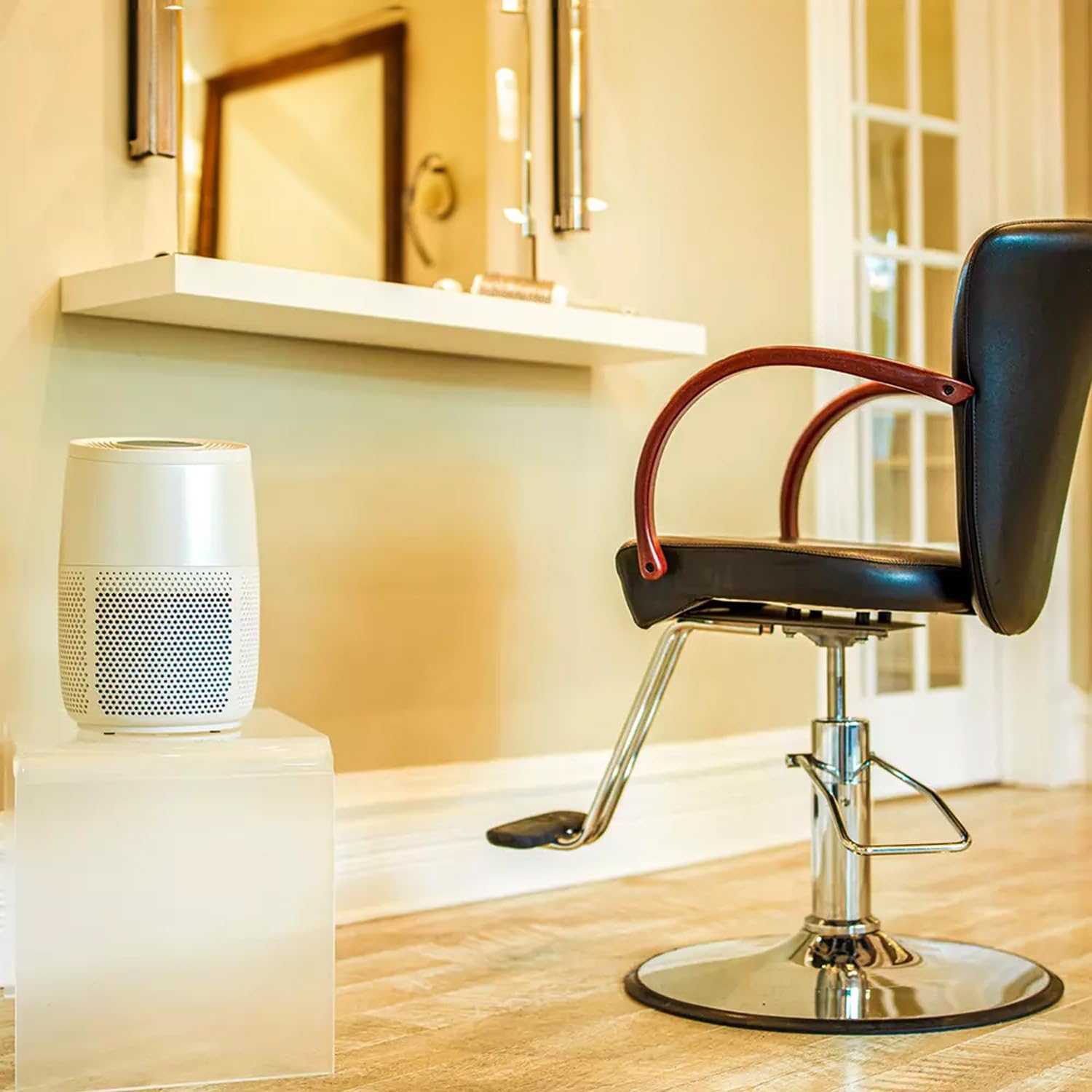 Avilia Purificatore Ionizzatore d'aria - Respira Aria Fresca e Salutare - Elimina 99,9% Batteri, Ottimo per Allergie e Inquinamento (Bianco)