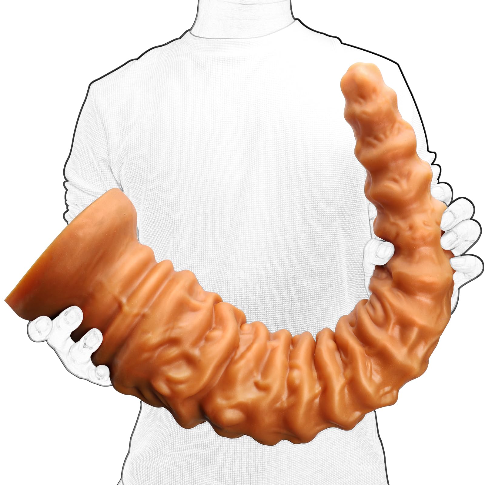 50 cm XXXL Dildo Anal Plug Huge Thick Dildos, Silicone Analplugs Analdildo Butt Plug for Men Women Gays, Saugnapf Dildo Groß Analspielzeuge Didloschwanz XXL Sex Spielzeug Didloschwanz