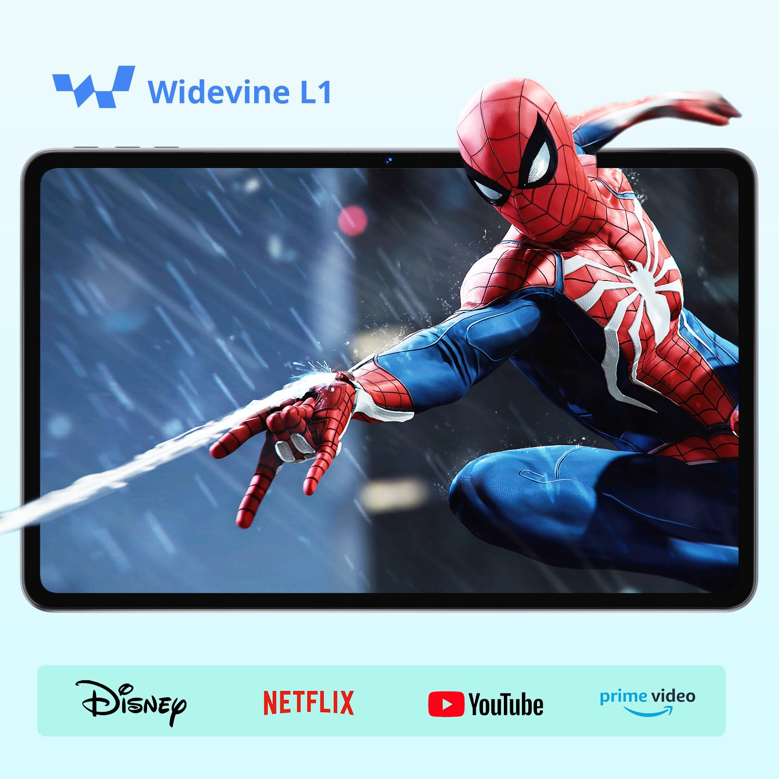SVITOO Tablette 12 Pouces, Android 16, Écran Large 2K Full HD (2000 x 1200), 30 Go RAM (4+26) + 128 Go ROM, Octa-Core, Appareil Photo 13+5 MP, 8000 mAh, Widevine L1, Wi-FI 2,4G/5G, BT 5.0, GPS