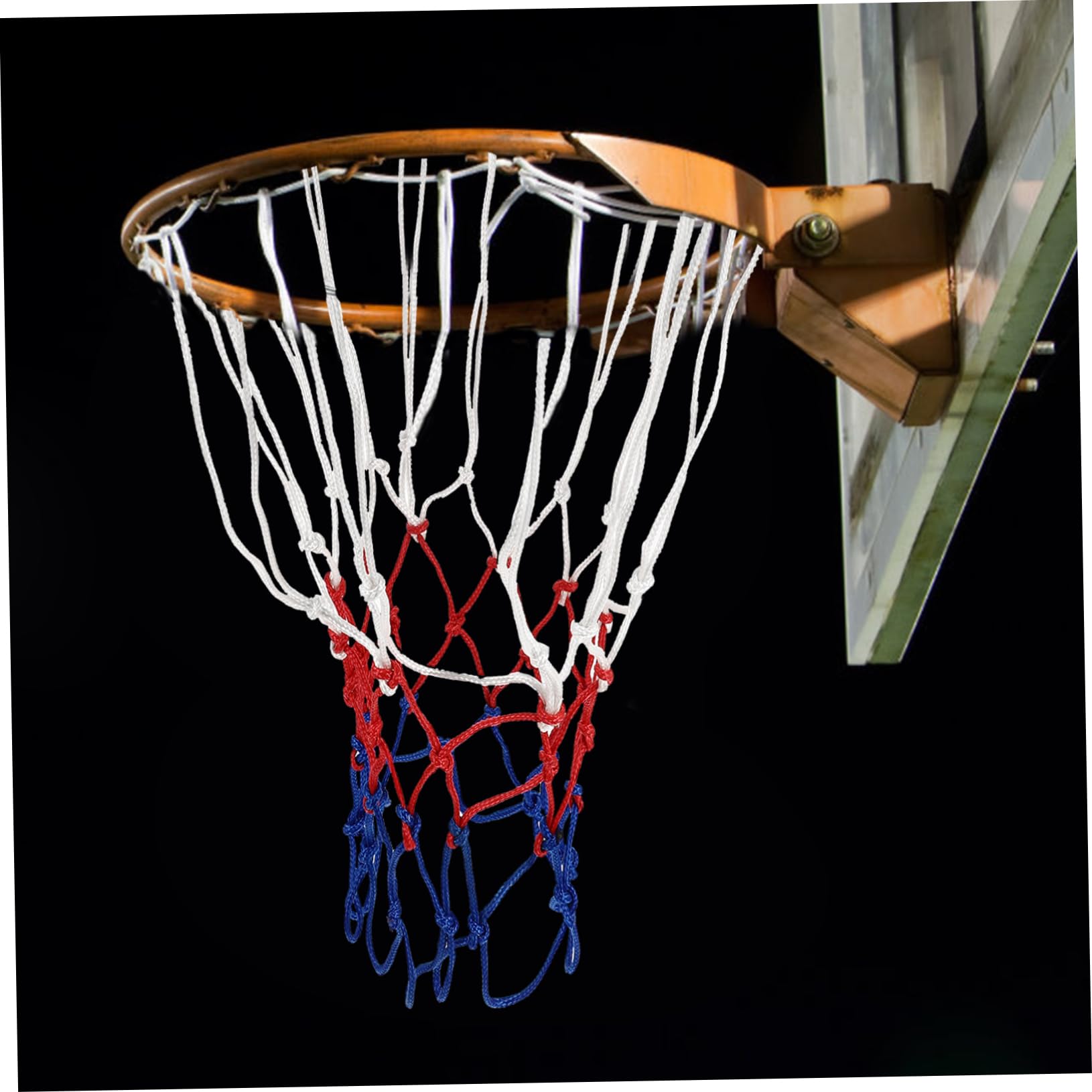 INOOMP 2pcs Heavy Duty Basketball Nets Thick Mesh Durable for Standard Rims Weather Resistant Tangle Design for Outdoor Competition