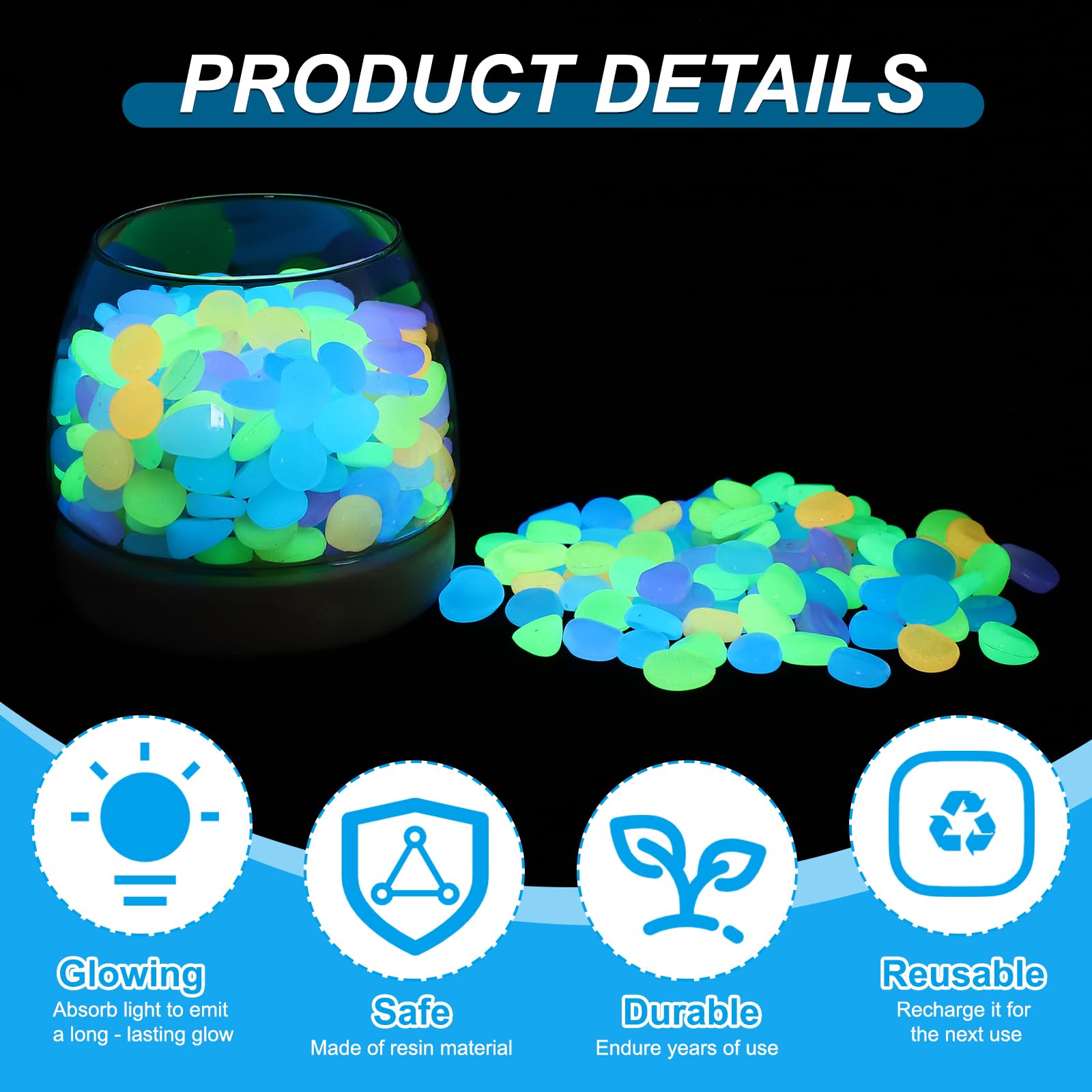 PATIKIL Glowing Stones - Image 3