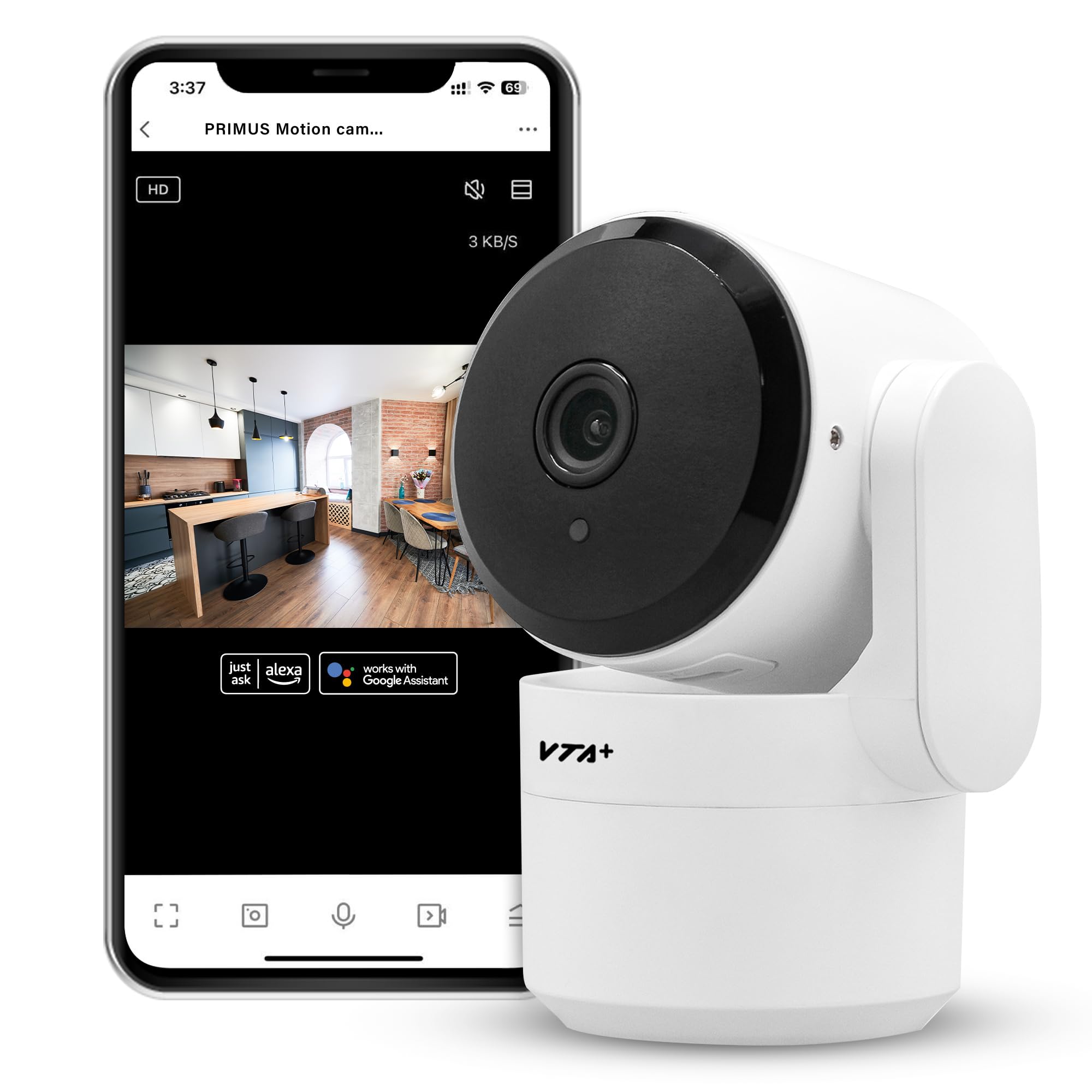 Photo 1 of VTA+ 2K Indoor WiFi Security Camera