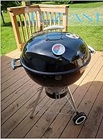 Vista 4 de Medidor de temperatura de parrilla de carbón de 3 pulgadas, termómetro de ahumador preciso para ahumadores de Oklahoma Joe y ahumador de madera