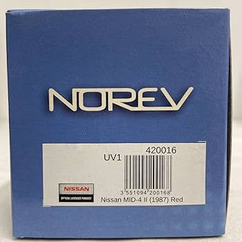 Amazon | NOREV 1/43 NISSAN MID4 Ⅱ 1987年 Red ノレブ 日産