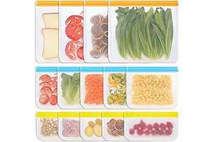 Stasher Bags Ultimate Variety 14 Pack, Ziploc Sandwich Bags