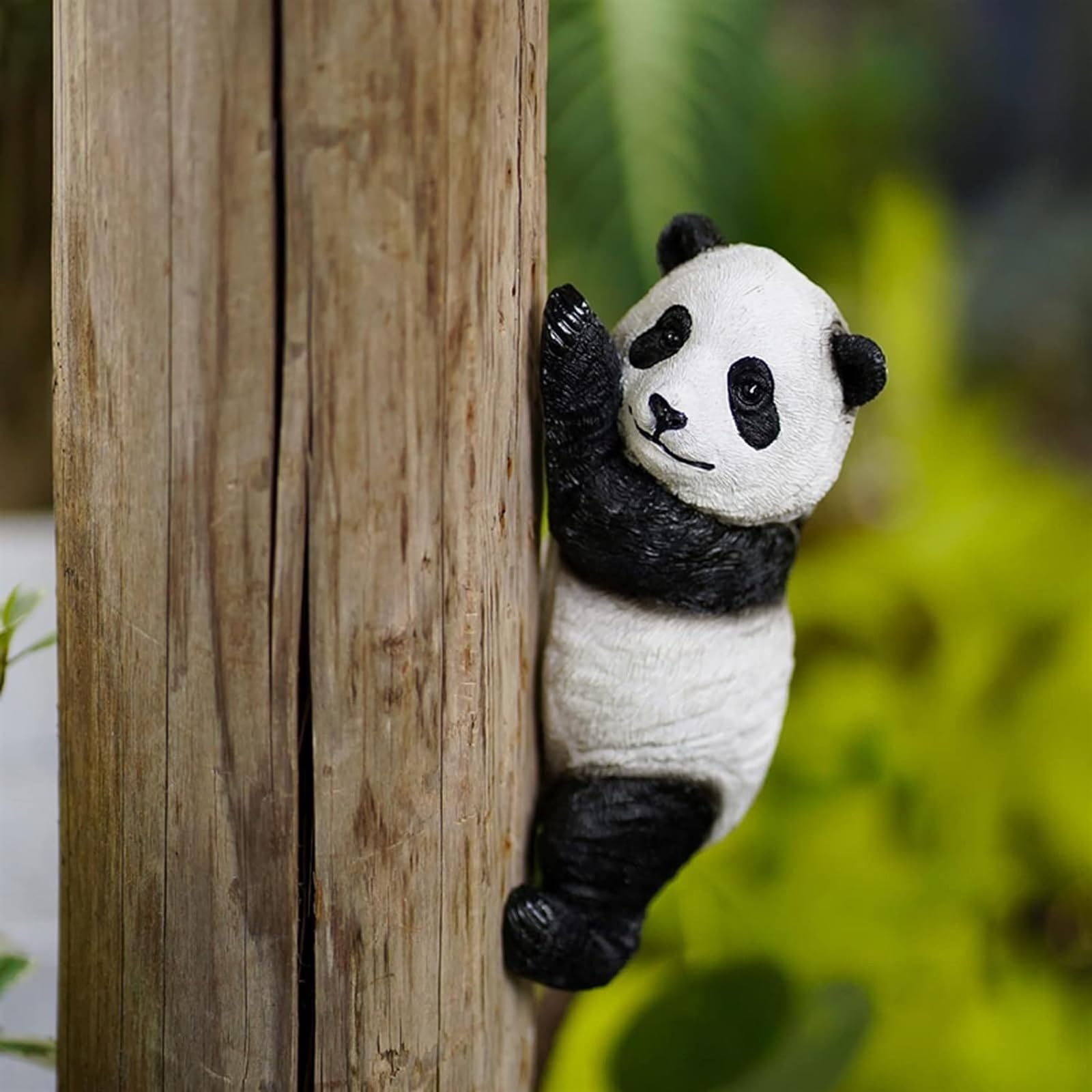 Amazon.com: KOELAP Garden Statues Giant Panda Figurine Hanging