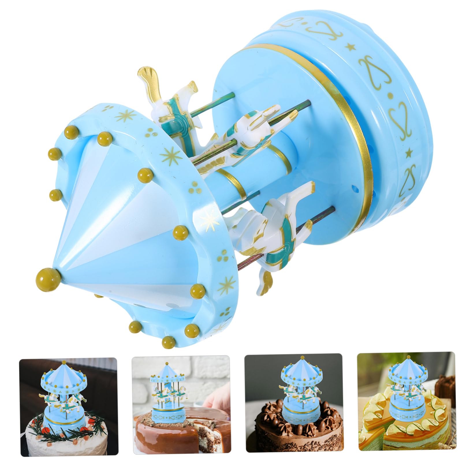 ABOOFAN Giostra Carillon per Casa Regalo di Compleanno Decorativo Carillon Elegante Musica Tranquilla Realizzato in Plastica Sana e Resistente per Portici Studi e Comodini