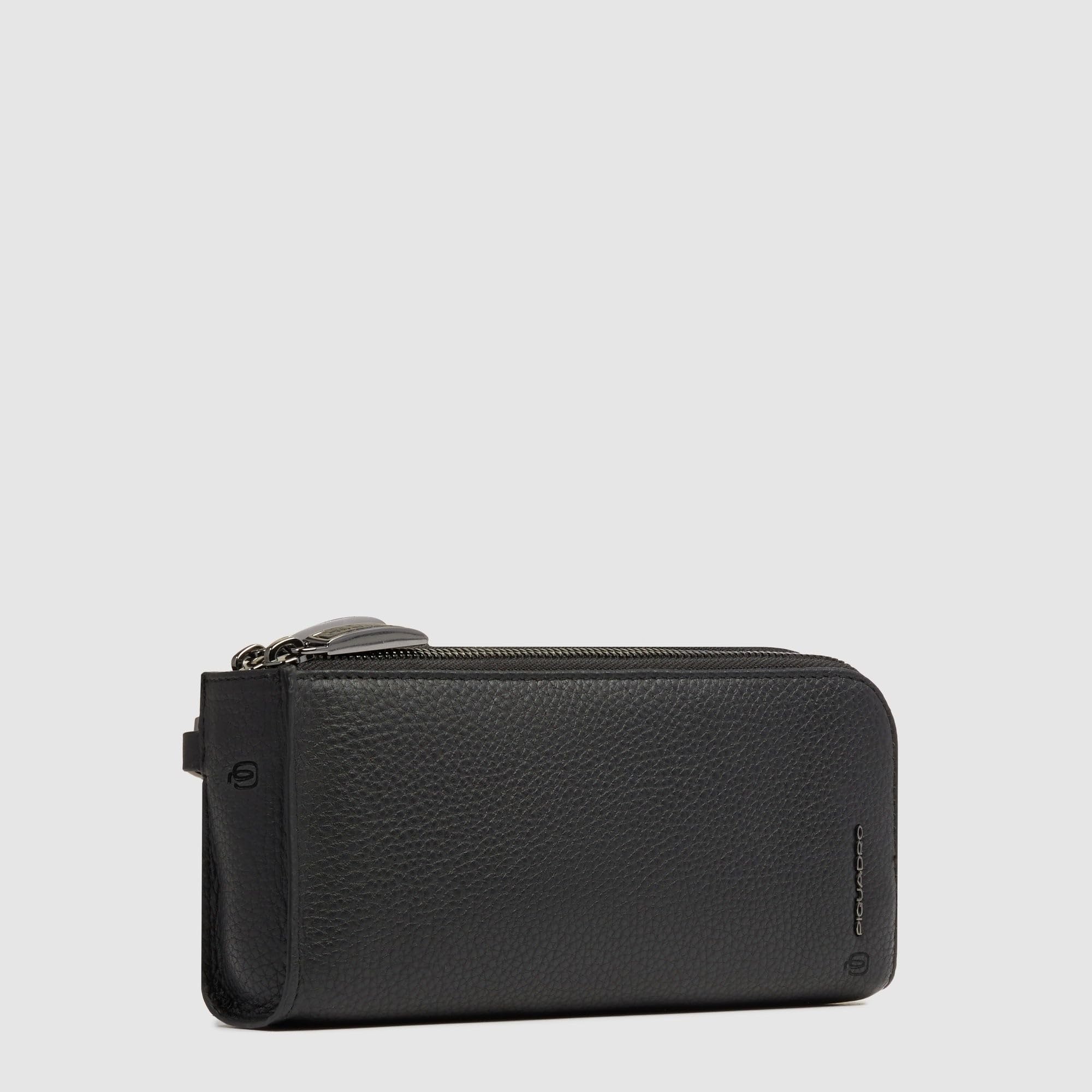 Pochette uomo in pelle portaocchiali