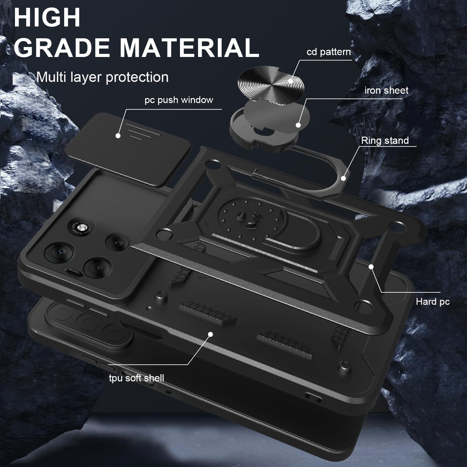 Moto g100　箱、ケース付き Amazon.com: Compatible with Motorola Moto G100 Pro Case Cover,with