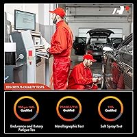 Vista 3 de A-Premium Conjunto de nudillo de dirección y cubo de cojinete de rueda delantero izquierdo compatible con Toyota Corolla 2009-2018, Matrix