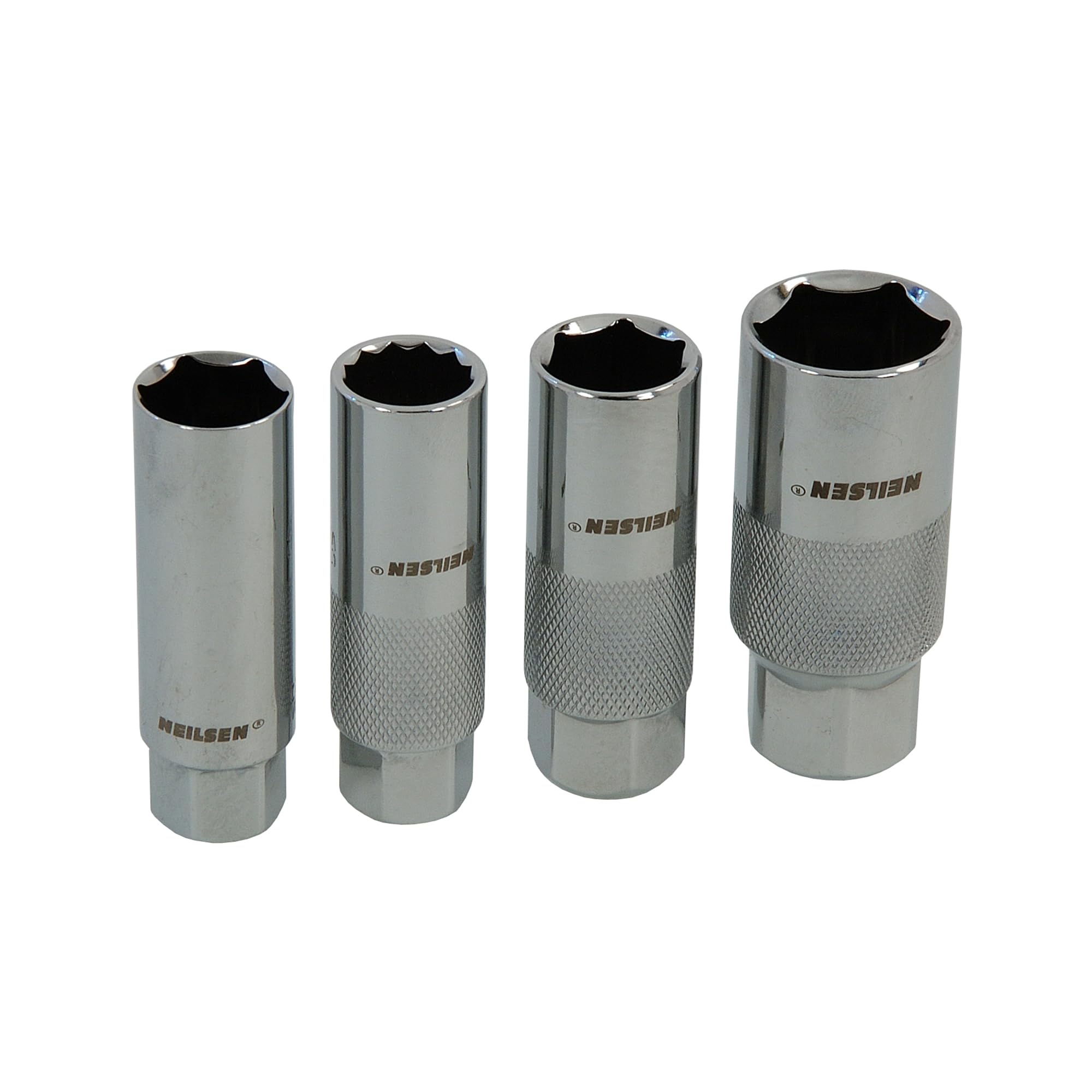 SPARK PLUG SOCKET SET 3/8"" Dive 14mm 12 Point 16mm Thin Wall 16 & 21mm Standard