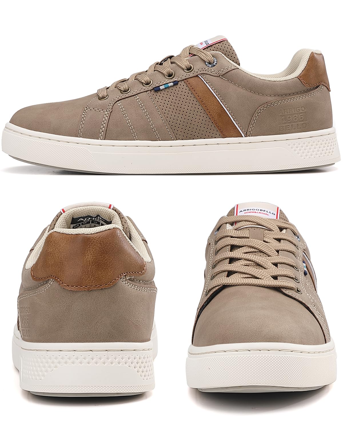 ARRIGO BELLO Sneakers Uomo Scarpe Casual Ginnastica Passeggio Correre Camminata Trekking Palestra Comode Viaggio Street Dance Taglia 41-46