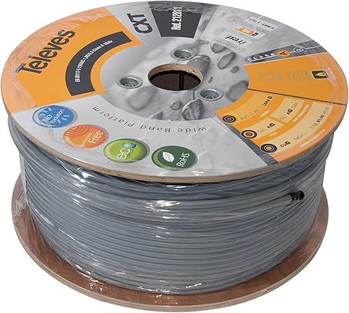 Televes - Cable coaxial cxt cobre/aluminio lsfh 250m gris