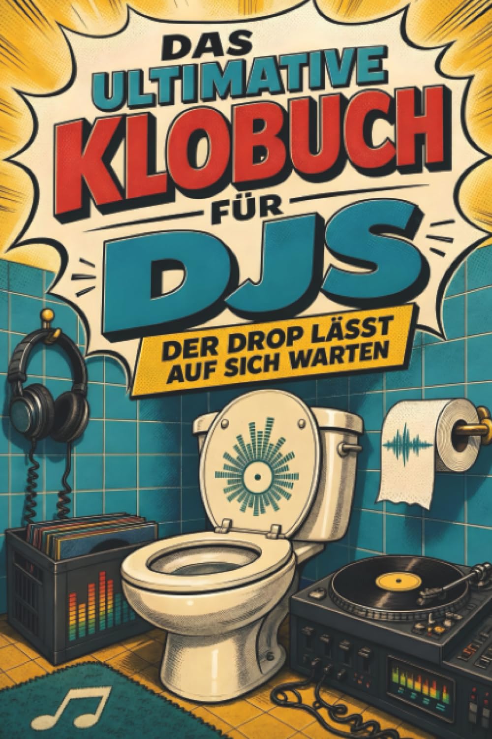 Das ultimative Klobuch für DJs: Der Drop lässt auf sich warten. Lustiges Geschenk für Fans von DJing, Techno und Pioneer