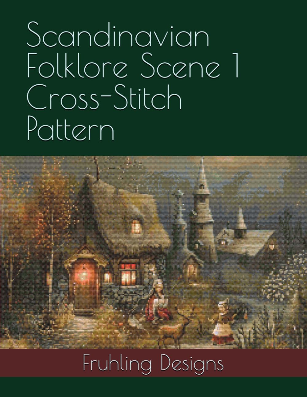 Scandinavian Folklore Scene 1 Cross-Stitch Pattern