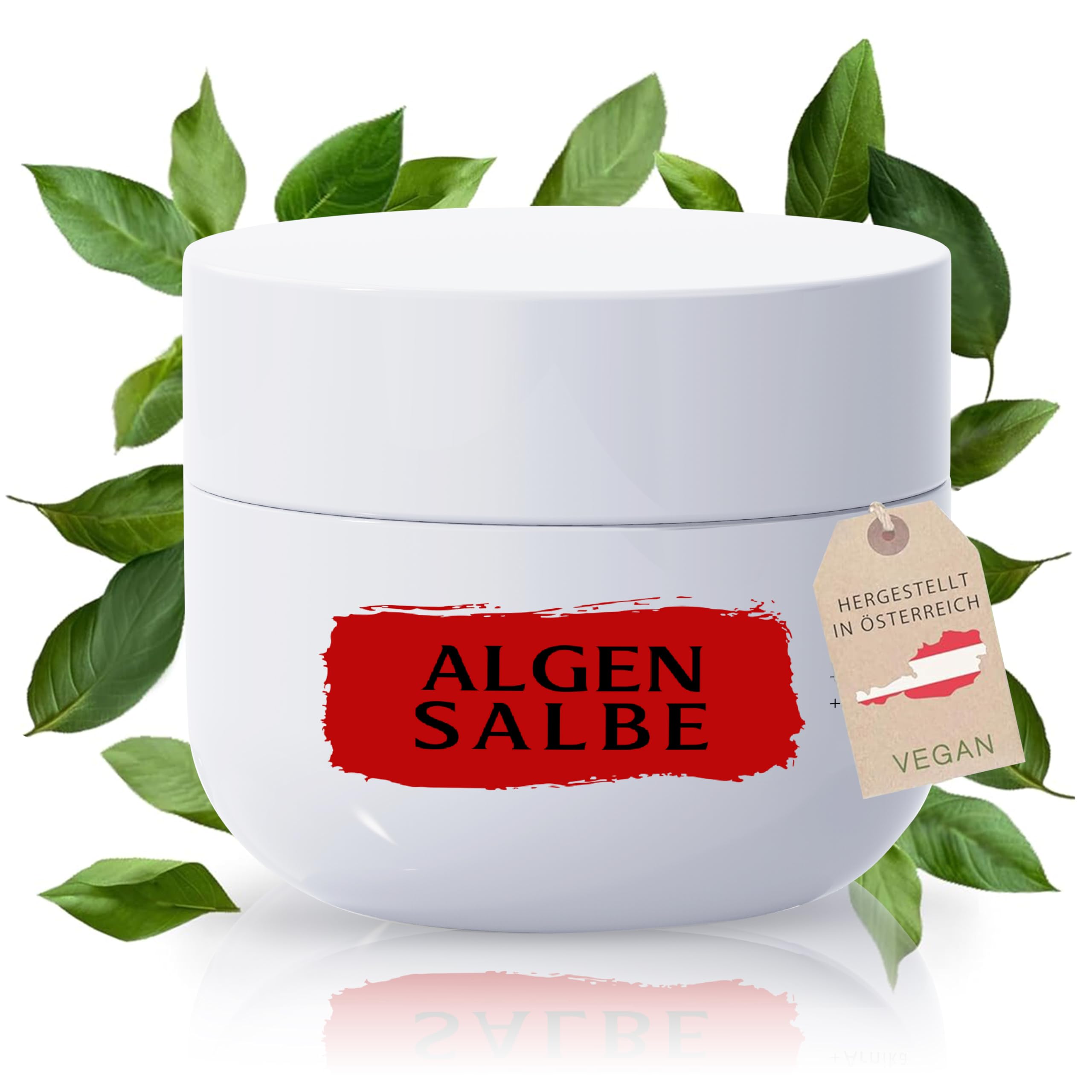 NEU! Aktiv Algensalbe gegen Besenreiser- 200 ml Tiegel-Venensalbe mit Arnika und Vitamin C - zum selber entfernen von Adern-Hergestellt in Österreich