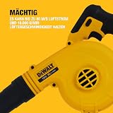 DEWALT 18V XR Compact Blower, Tool Only, DCV100-XJ, Battery Powered, Yellow/Black - 3