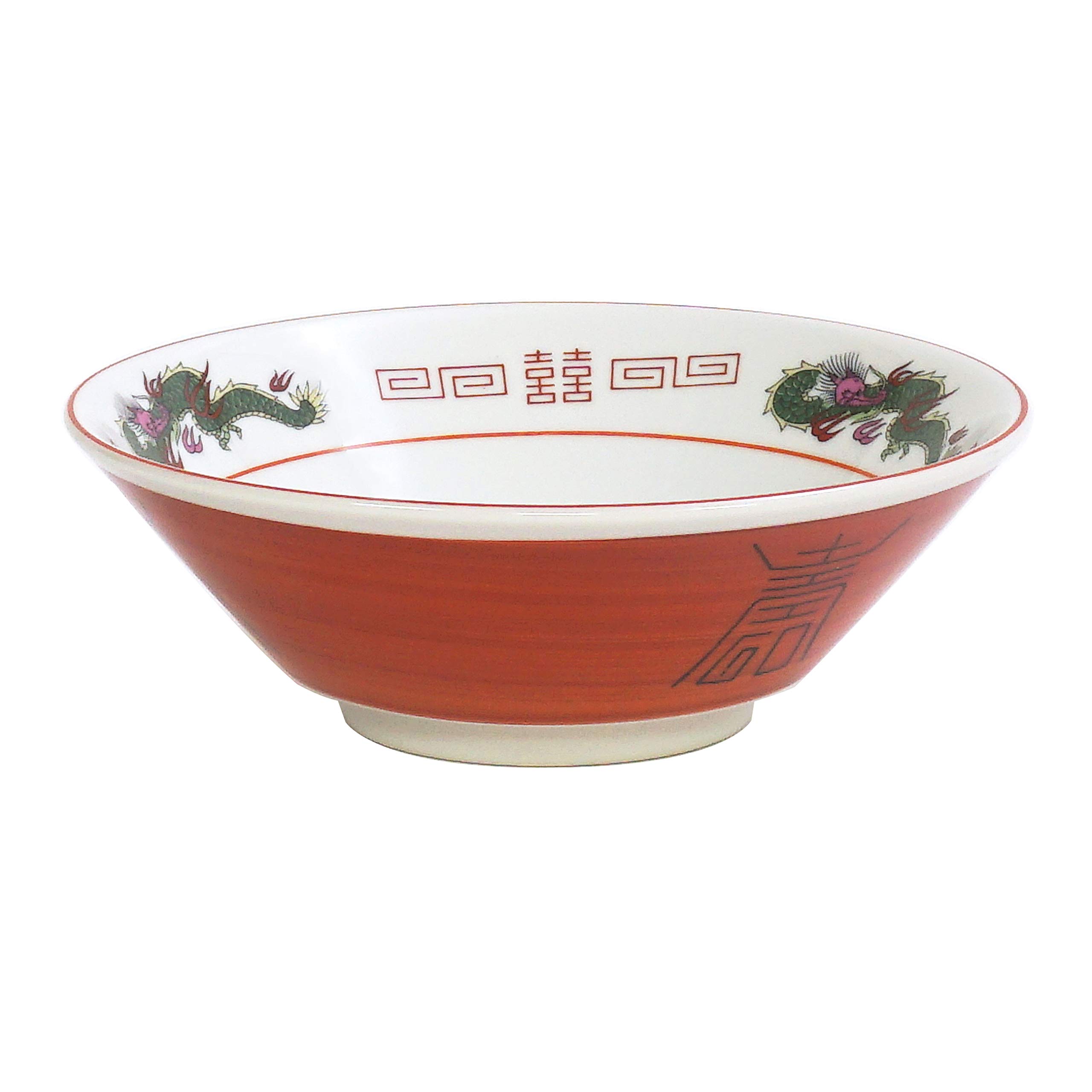 Amazon｜結彩の蔵 赤巻三ツ竜 6.8寸 切立丼 ト682-087｜丼 オンライン通販
