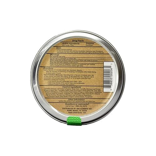Miniatura 4 de Raw Elements Protector solar natural certificado para la cara y el cuerpo, óxido de zinc no nano, 95% orgánico, resistente al agua, seguro para