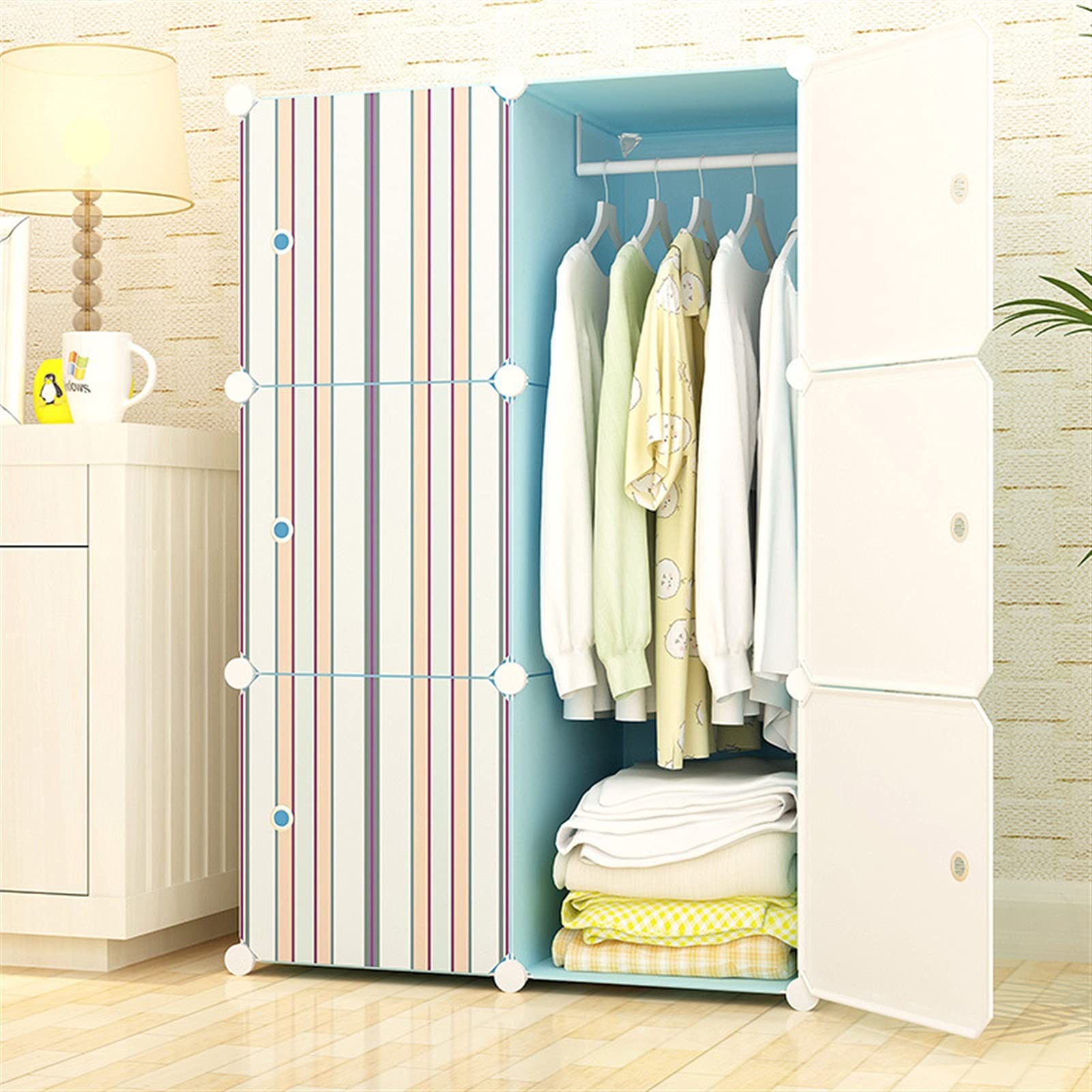 Armario portátil de resina para dormitorio, armario de almacenamiento de piel, para el hogar, ropa, armario, armario, almacenamiento de resina, armario de almacenamiento de resina (tamaño: 74 x 75 x
