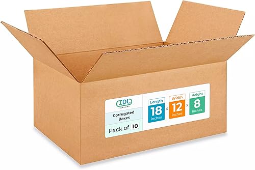 Miniatura 79 de Cajas para envío IDL Packaging - B-1266-5 de cartón corrugado, tamaño pequeño, de 12 pulgadas de largo x 6 pulgadas de ancho x 6 pulgadas de alto