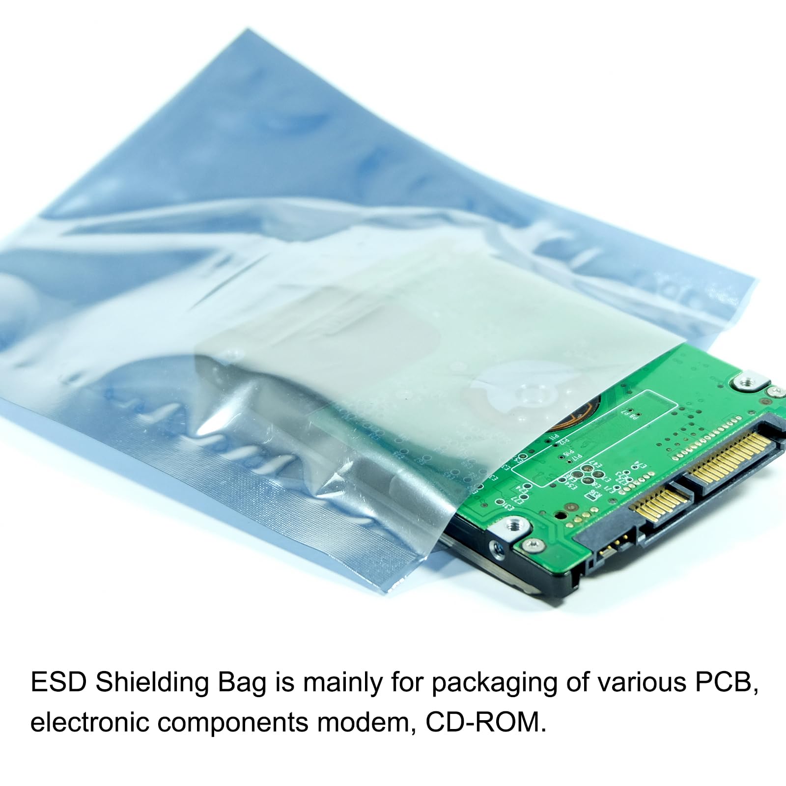 Sacchetti Shielding Prezzi Sacchetti Schermanti ESD 6x8 Pollici - 100 Pezzi, Spessore 3.1 Mil, Open-top Per Componenti Elettronici Sacchetti Per Componenti Elettronici - Foto 2