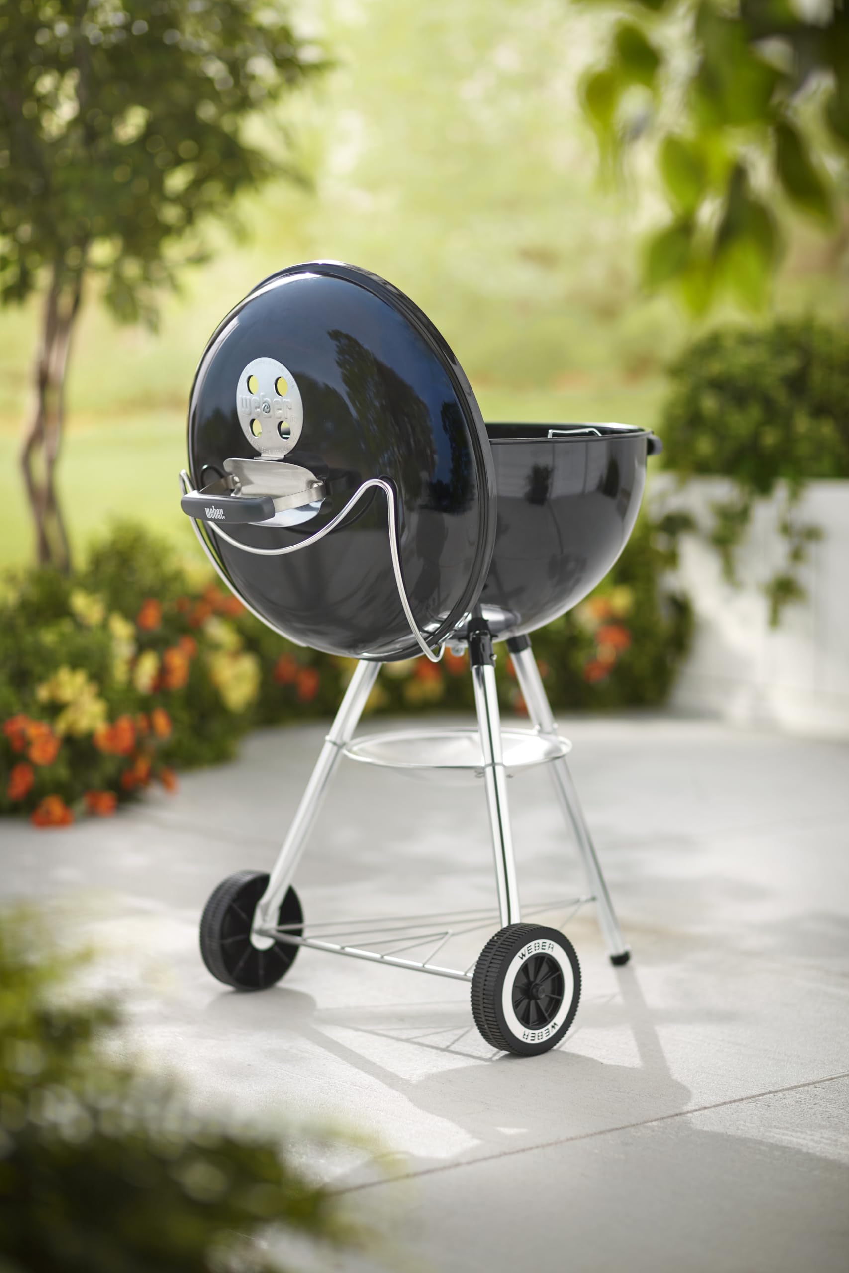 Weber Supporto Laterale per Coperchio, Compatibile con Barbecue a Carbone da 47 e 57 cm (8411)