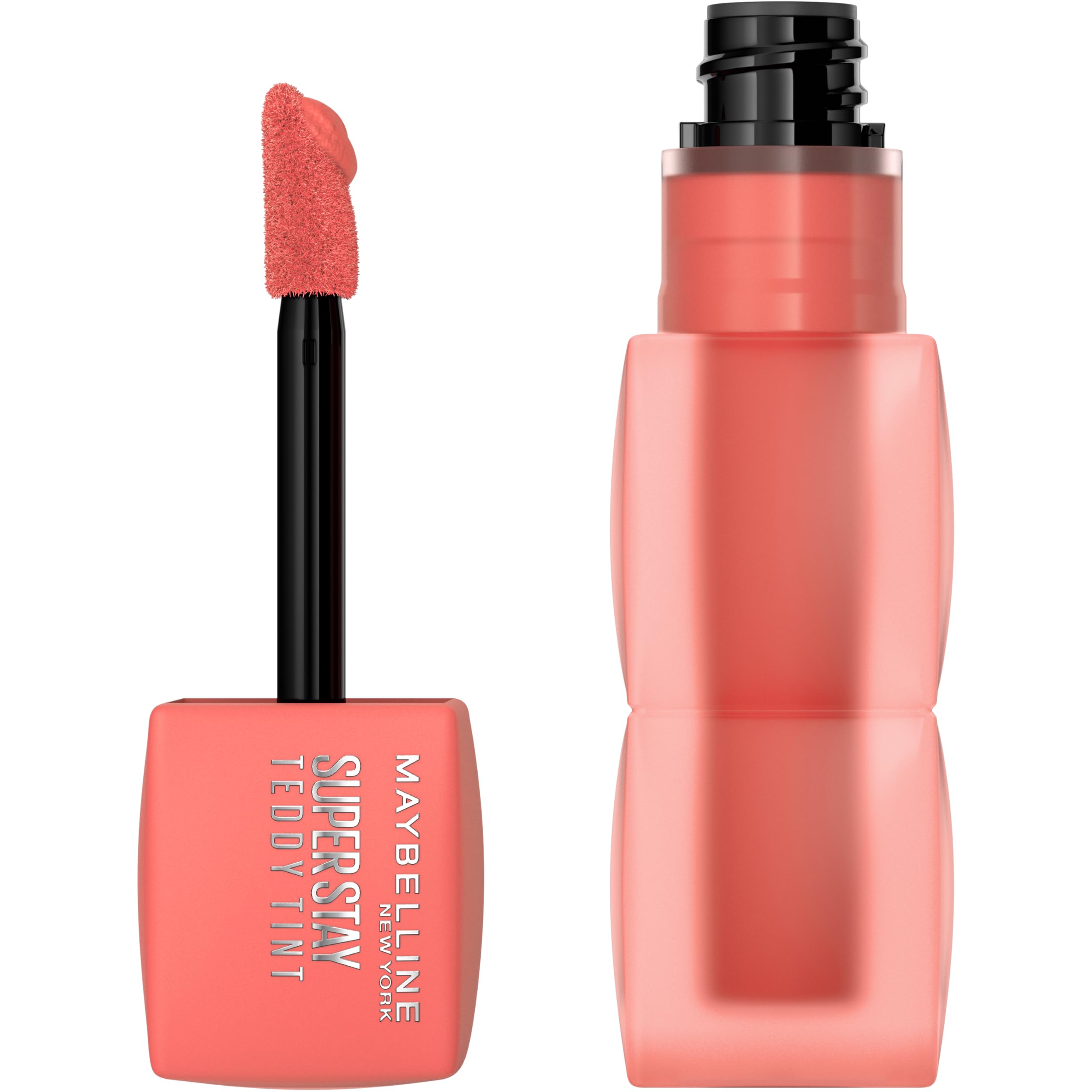 Super Stay Teddy Lip Tint, Long Lasting Matte Lipstick For Up To 12HR Wear, Baby Tee, 1 Count
