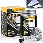 Headliner Repair Glue, Car Headliner Adhesive with Brush, Car Roof Liner Fabric Adhesive, Upholstery Glue for Cars,Headliner Repair Kit, Suitable for Automotive interiors, Fabric, Leather