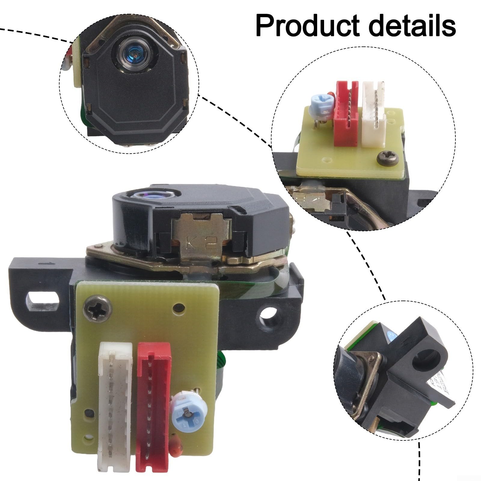 Obiettivo ottico KSS-152A per lettore CD multicanale, ricambio in ABS e metallo per risolvere problemi di caricamento e lettura